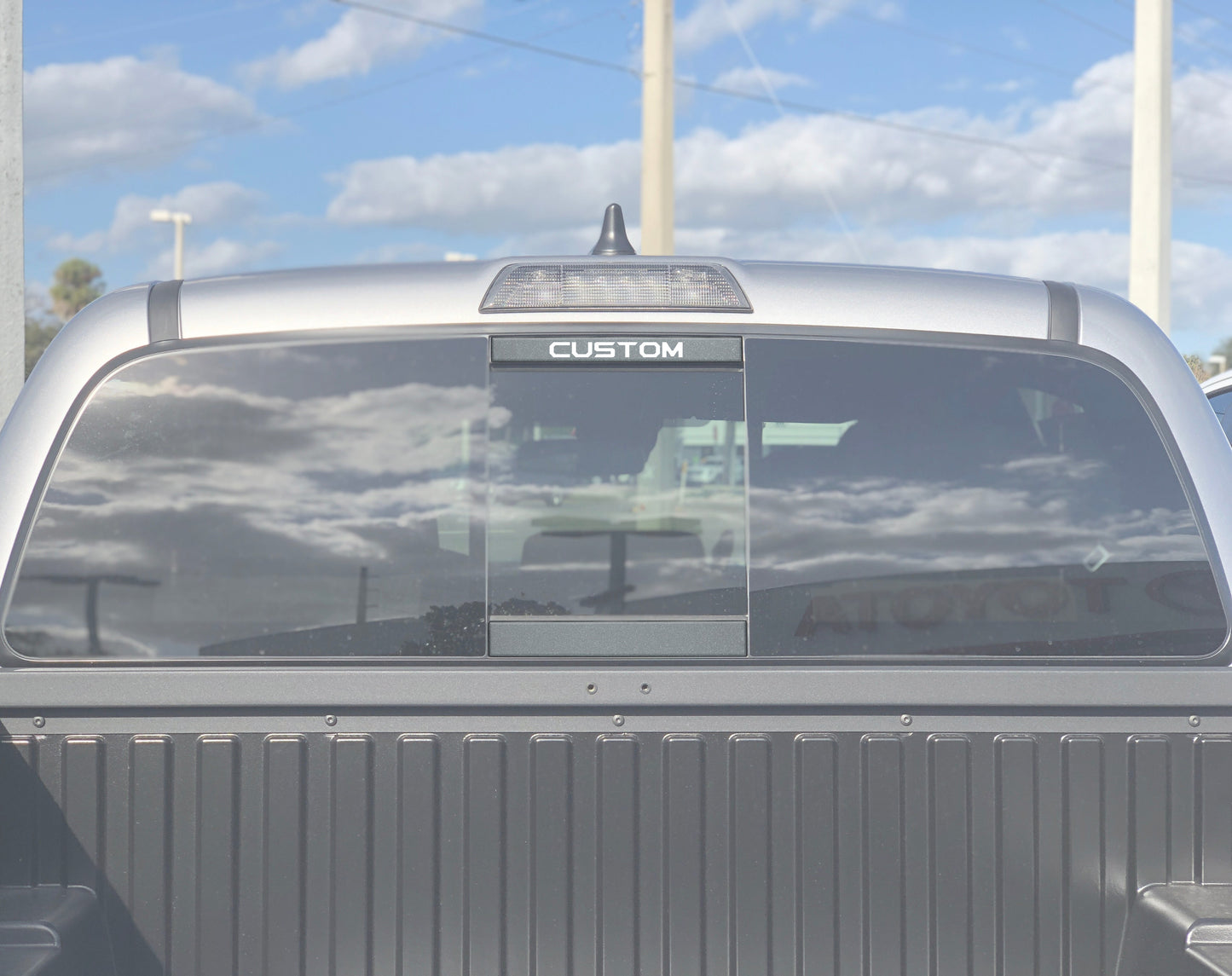 Tufskinz Rear Power Sliding Window Accent Overlays | '16 - '23 Tacoma