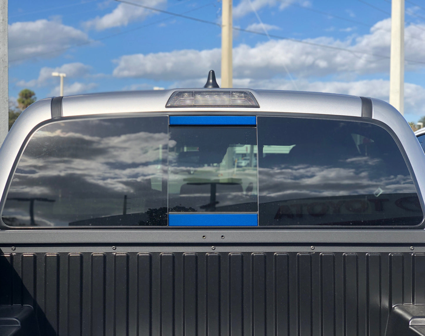 Tufskinz Rear Power Sliding Window Accent Overlays | '16 - '23 Tacoma