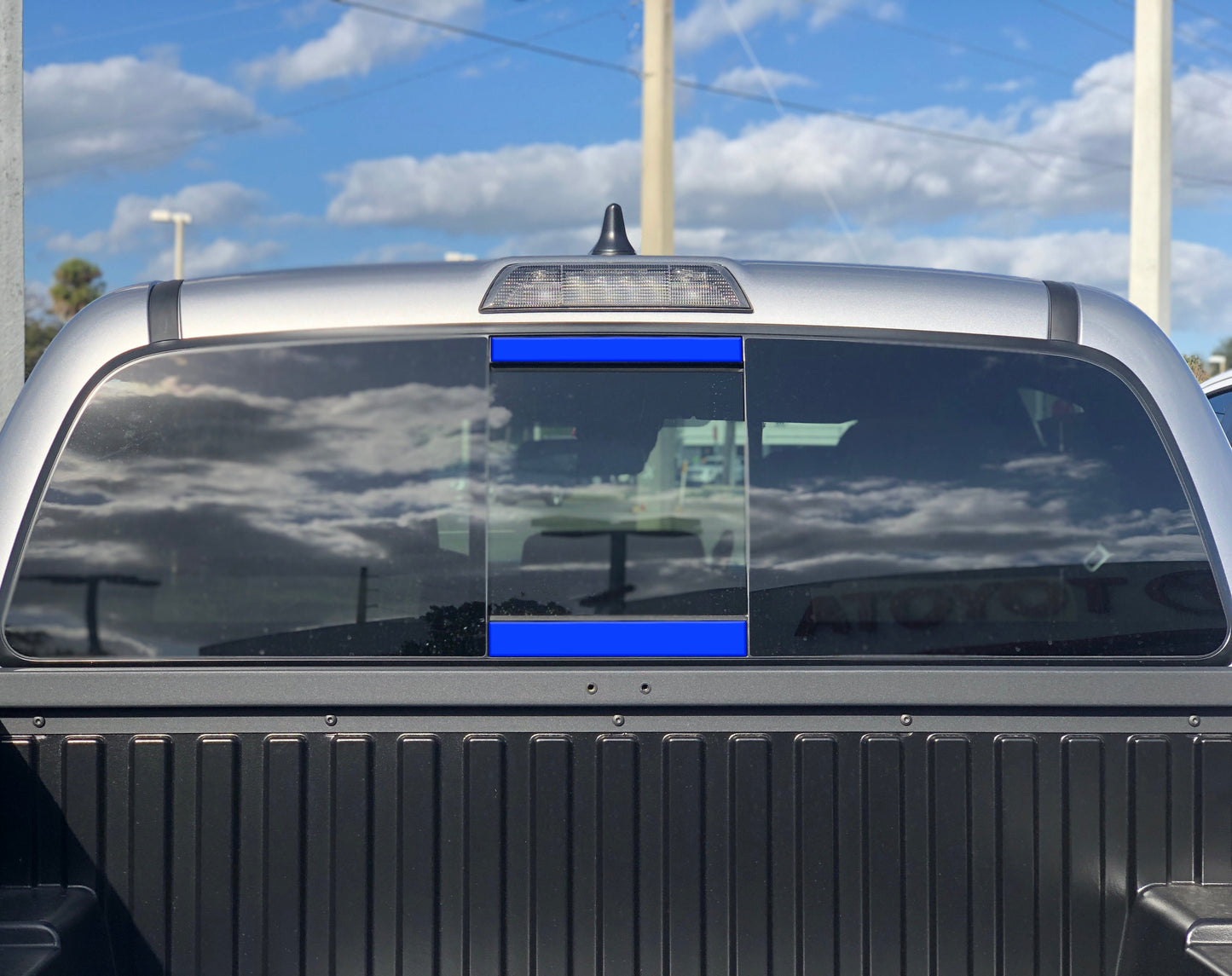 Tufskinz Rear Power Sliding Window Accent Overlays | '16 - '23 Tacoma