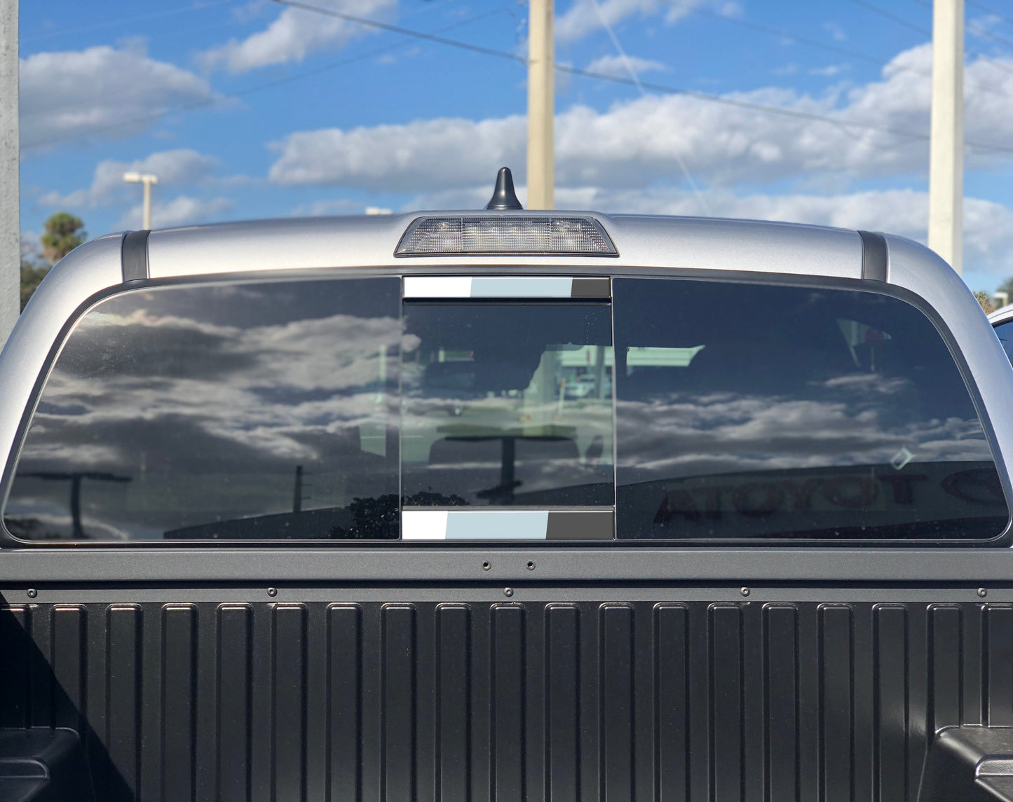 Tufskinz Rear Power Sliding Window Accent Overlays | '16 - '23 Tacoma