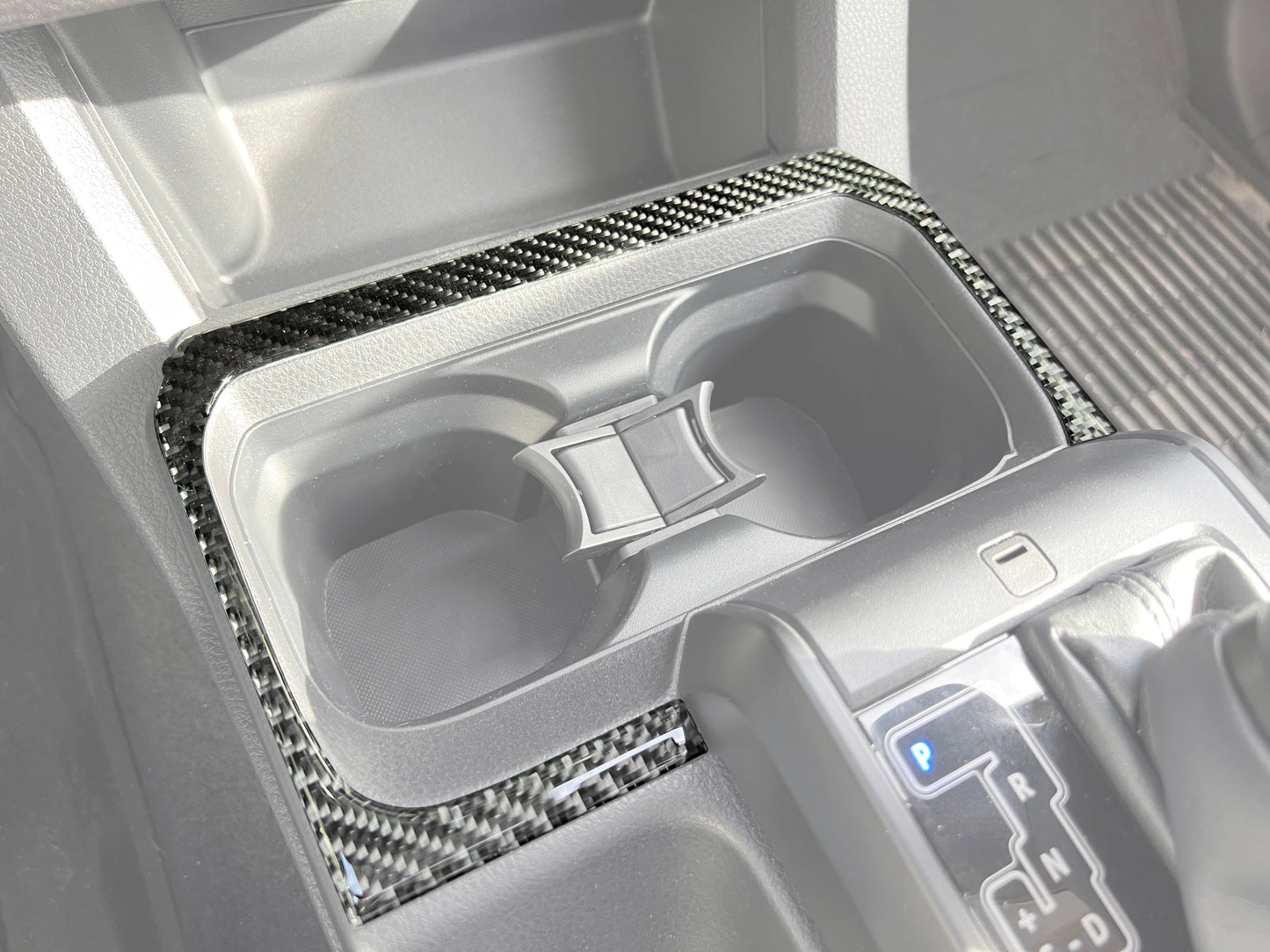 Tufskinz Center Console Cup Holder Accent Overlay | '16 - '23 Tacoma