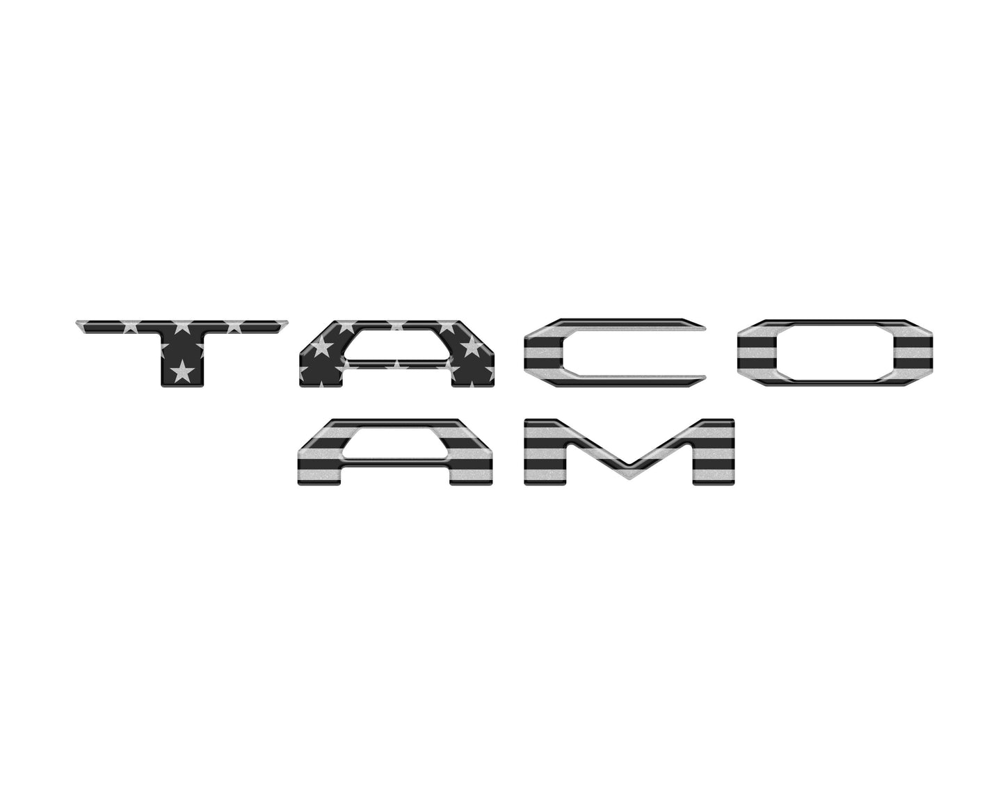 Tufskinz Glovebox Letter Overlays | 2024+ Tacoma