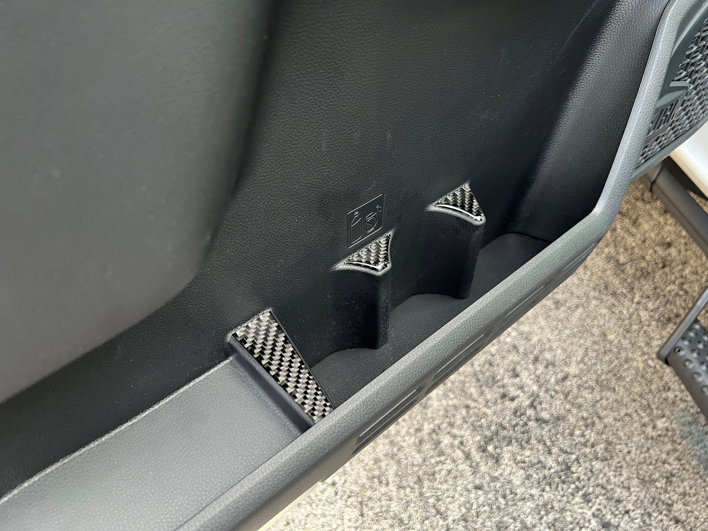 Tufskinz Front Side Door Cupholder Accent Trim | 2024+ Tacoma