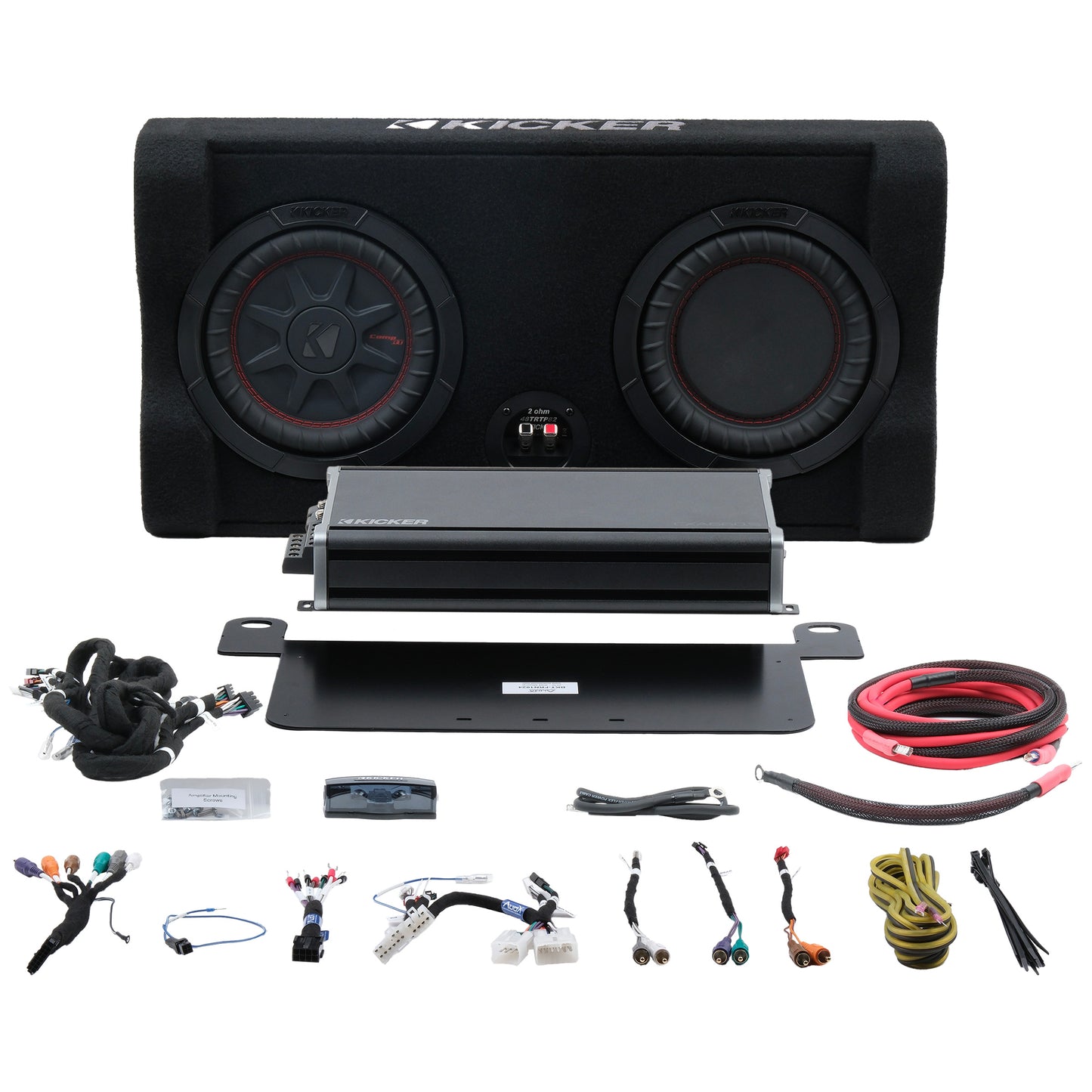 Kicker Plug & Play 5-Channel Amplifier and Down-fire Subwoofer Kit | '10 - '24 4Runner