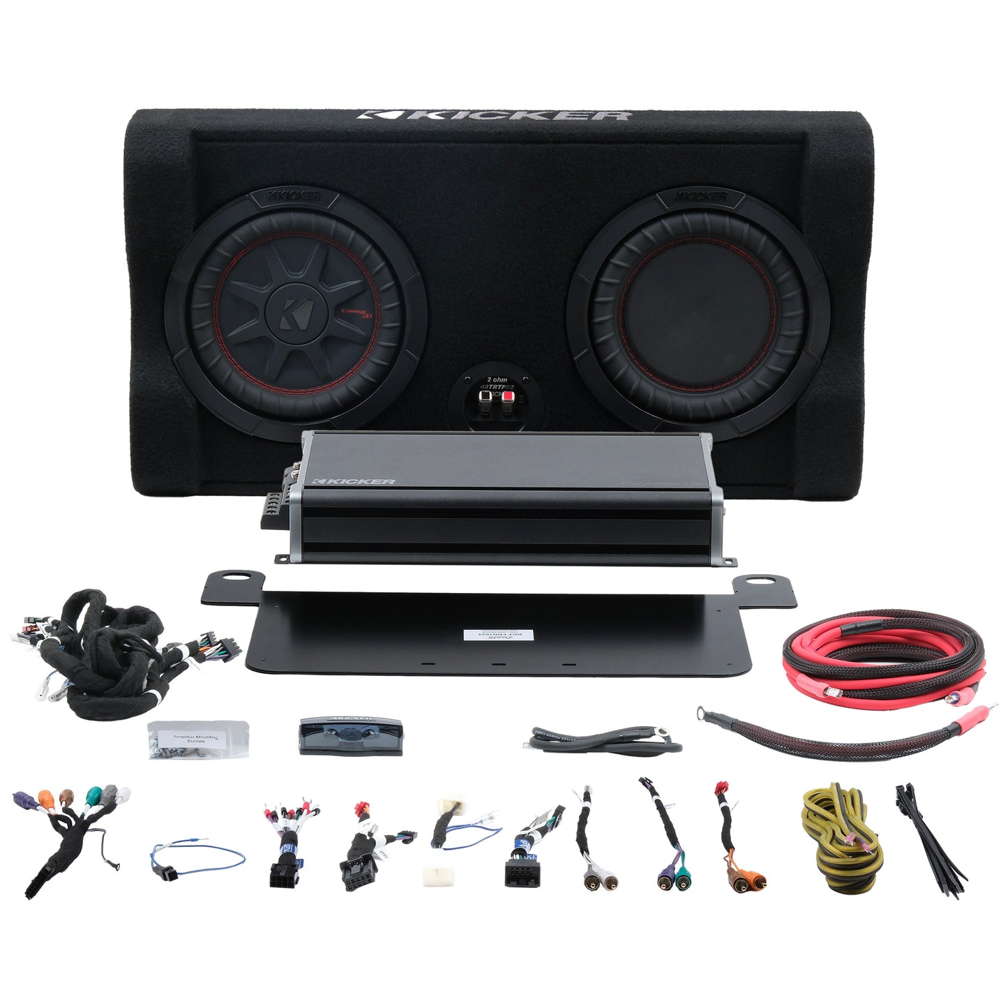 Kicker Plug & Play 5-Channel Amplifier and Down-fire Subwoofer Kit | '10 - '24 4Runner