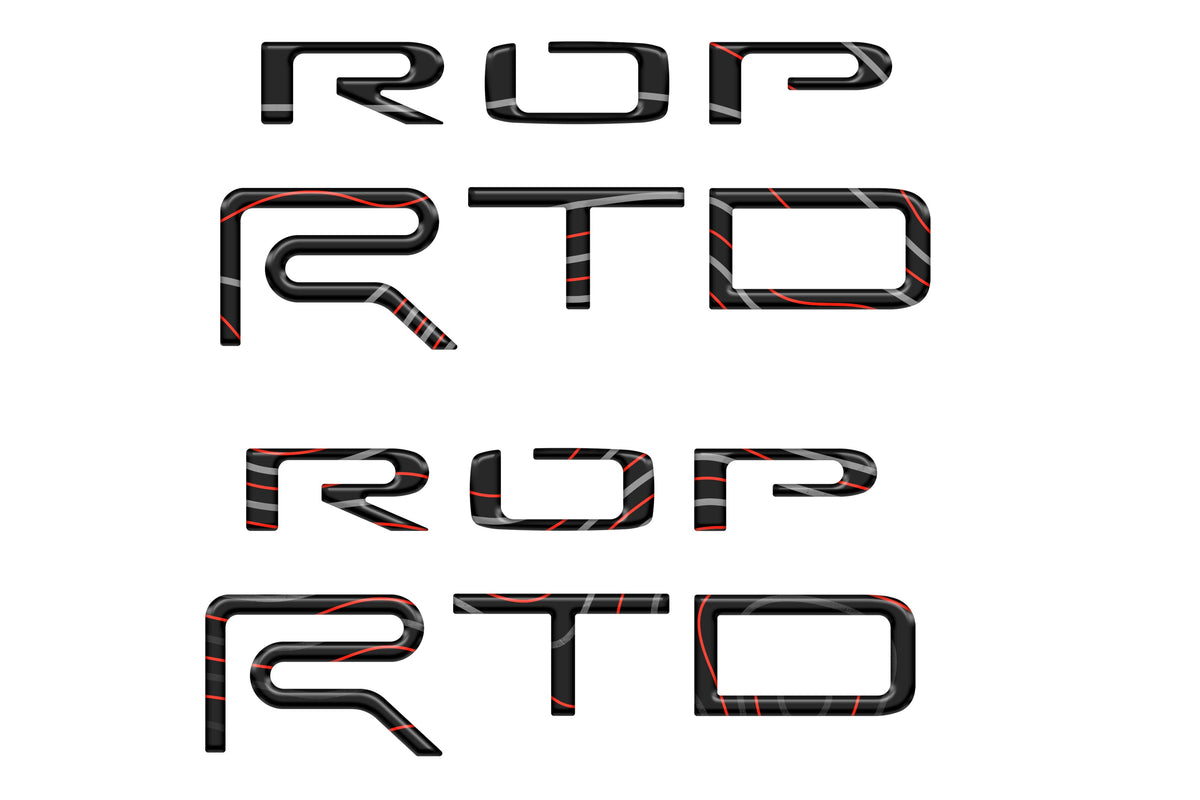 Tufskinz TRD Pro Bed Side Letter Inserts | '15 - '21 Tundra