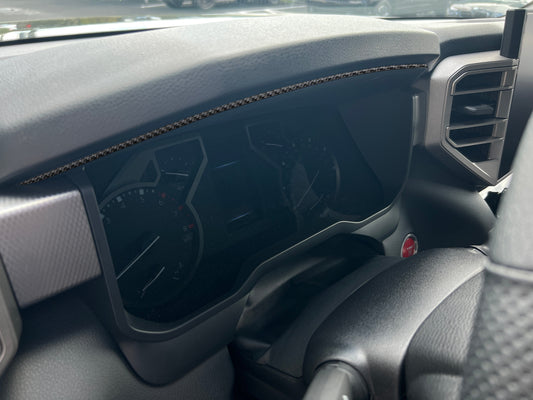 Tufskinz Upper Instrument Gauge Cluster Accent Trim | 2022+ Tundra & 2023+ Sequoia