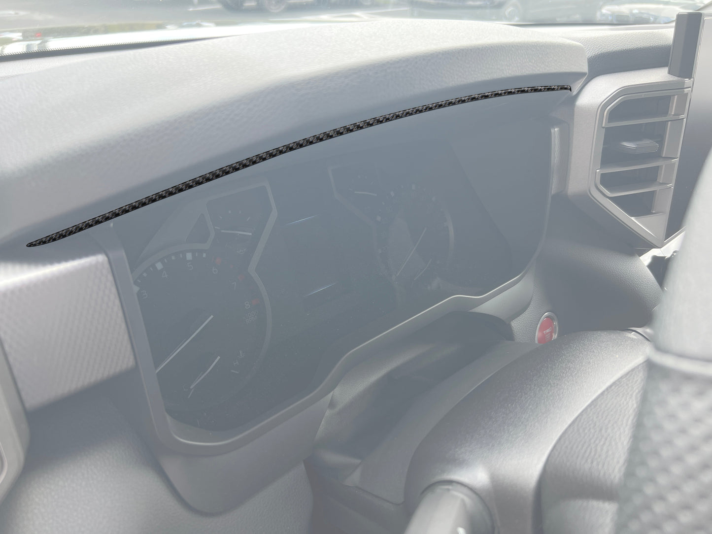 Tufskinz Upper Instrument Gauge Cluster Accent Trim | 2022+ Tundra & 2023+ Sequoia