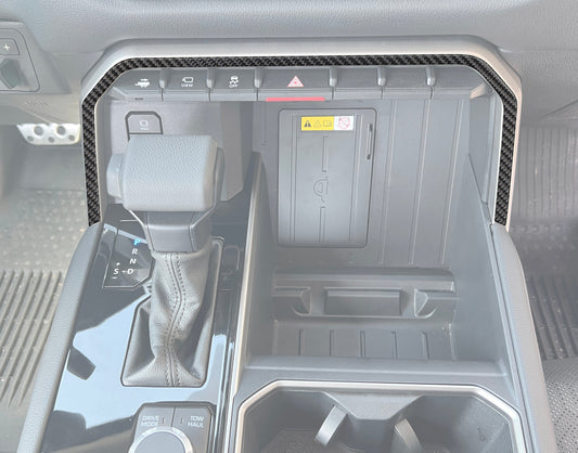 Tufskinz Upper Center Console Line Accent Trim | 2022+ Tundra & 2023+ Sequoia