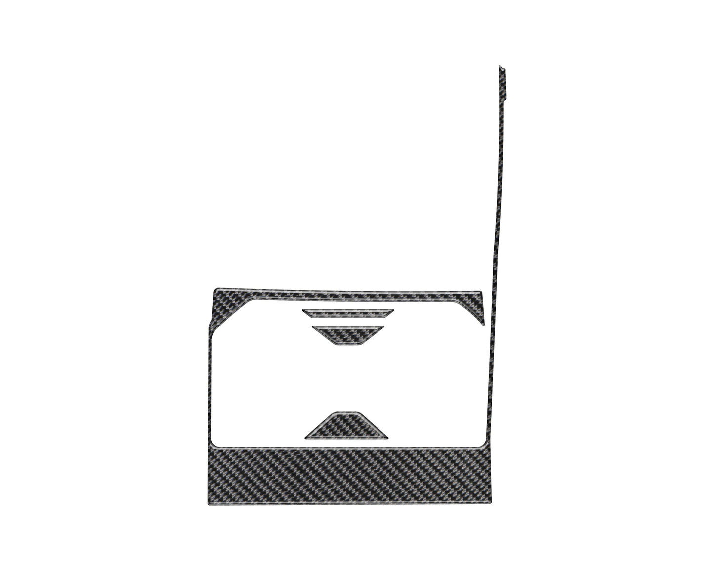 Tufskinz Center Cup Holder Accent Trim | 2022+ Tundra & 2023+ Sequoia