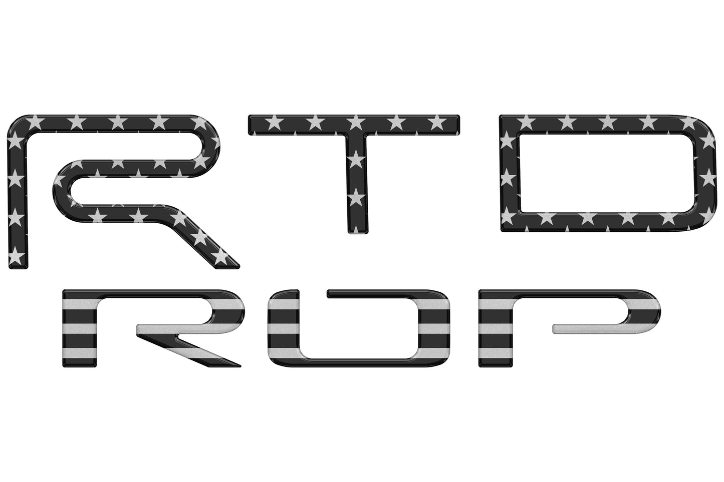 Tufskinz TRD Pro Tailgate Letter Inserts | 2022+ Tundra