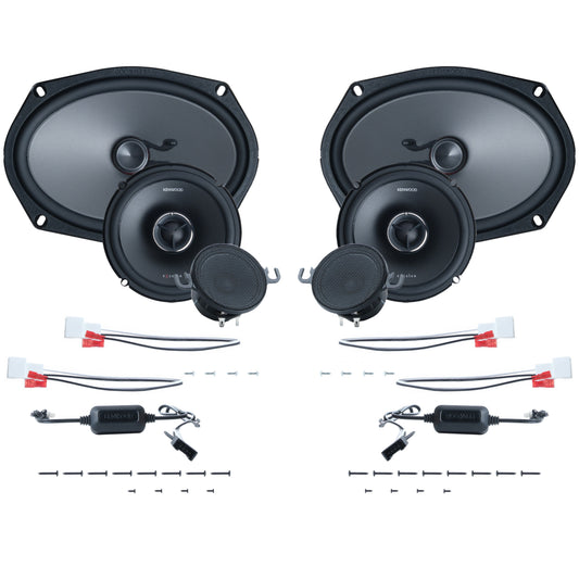 Kenwood eXcelon 6 Speaker Plug & Play Bundle | '16 - '23 Tacoma