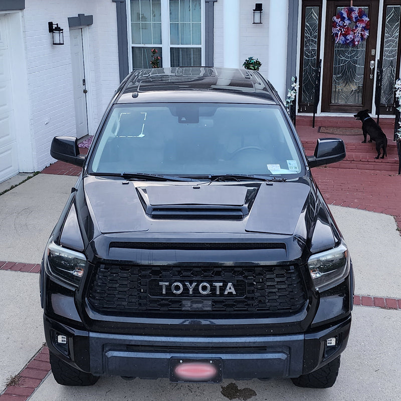 Toyota Tundra with Scoop Lensun 90W Hood Solar Panel | '14 - '21 Tundra