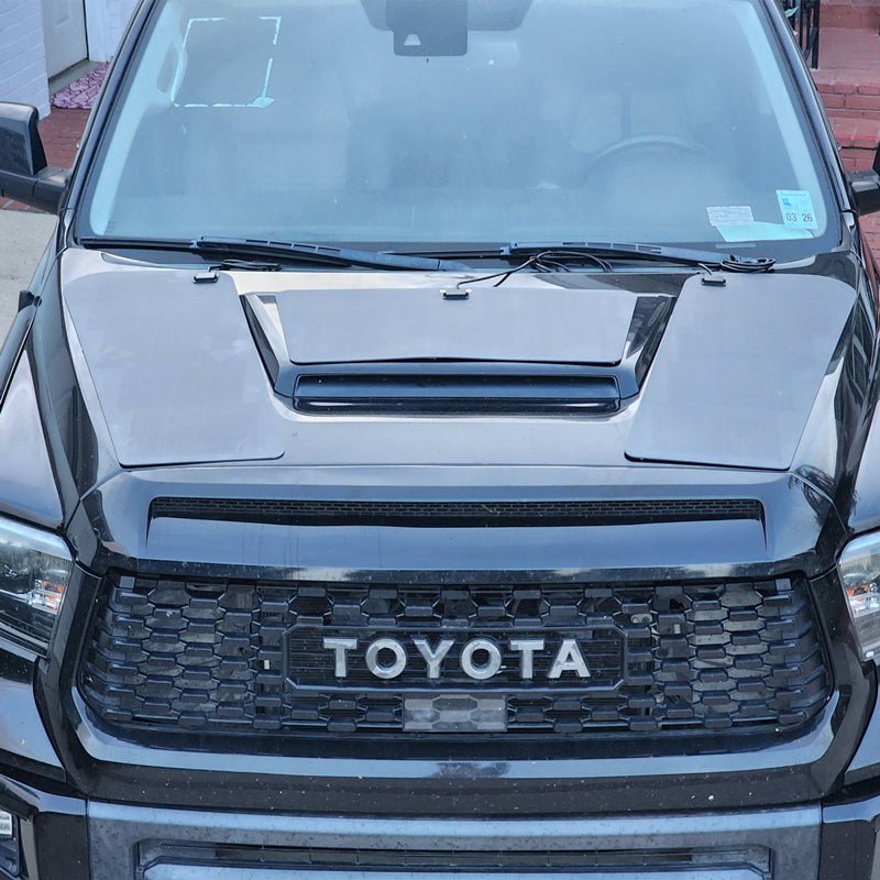 Toyota Tundra with Scoop Lensun 90W Hood Solar Panel | '14 - '21 Tundra