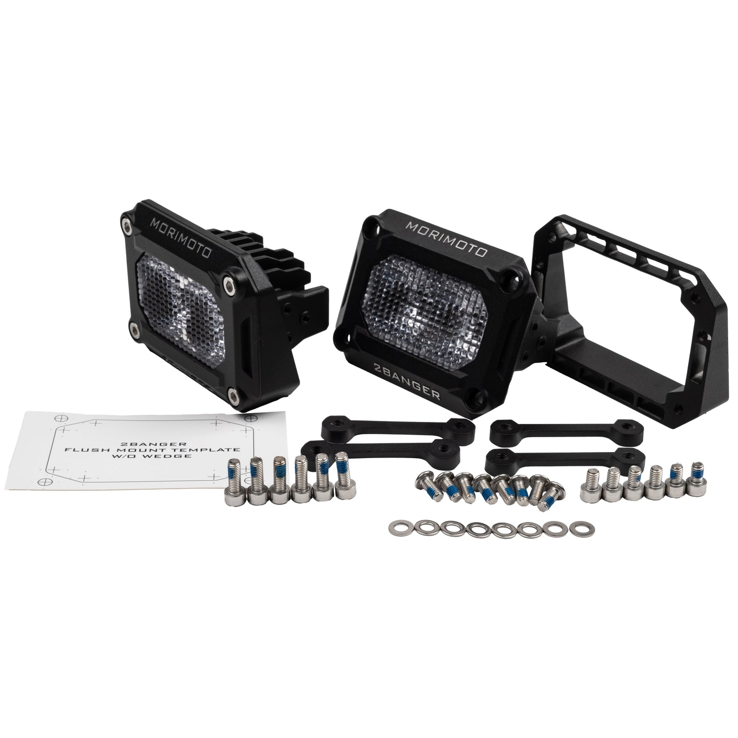 Morimoto 2Banger Flush Mount Kit | Universal Fitment
