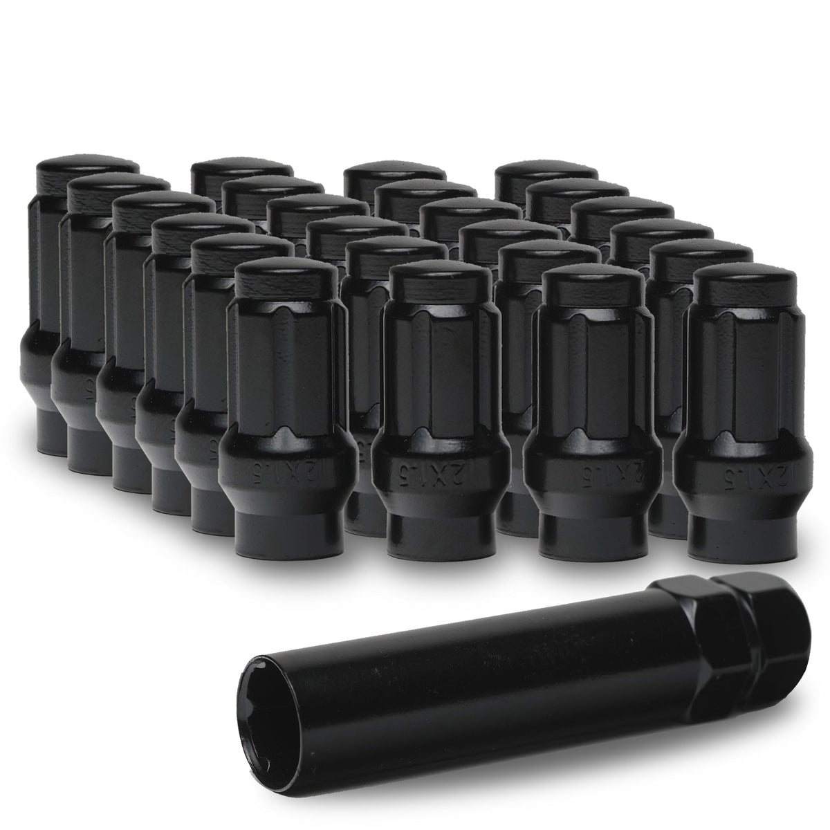 Relations Race Wheels 12x1.5 ET Spline Closed-End Lug Nuts | Set of 24