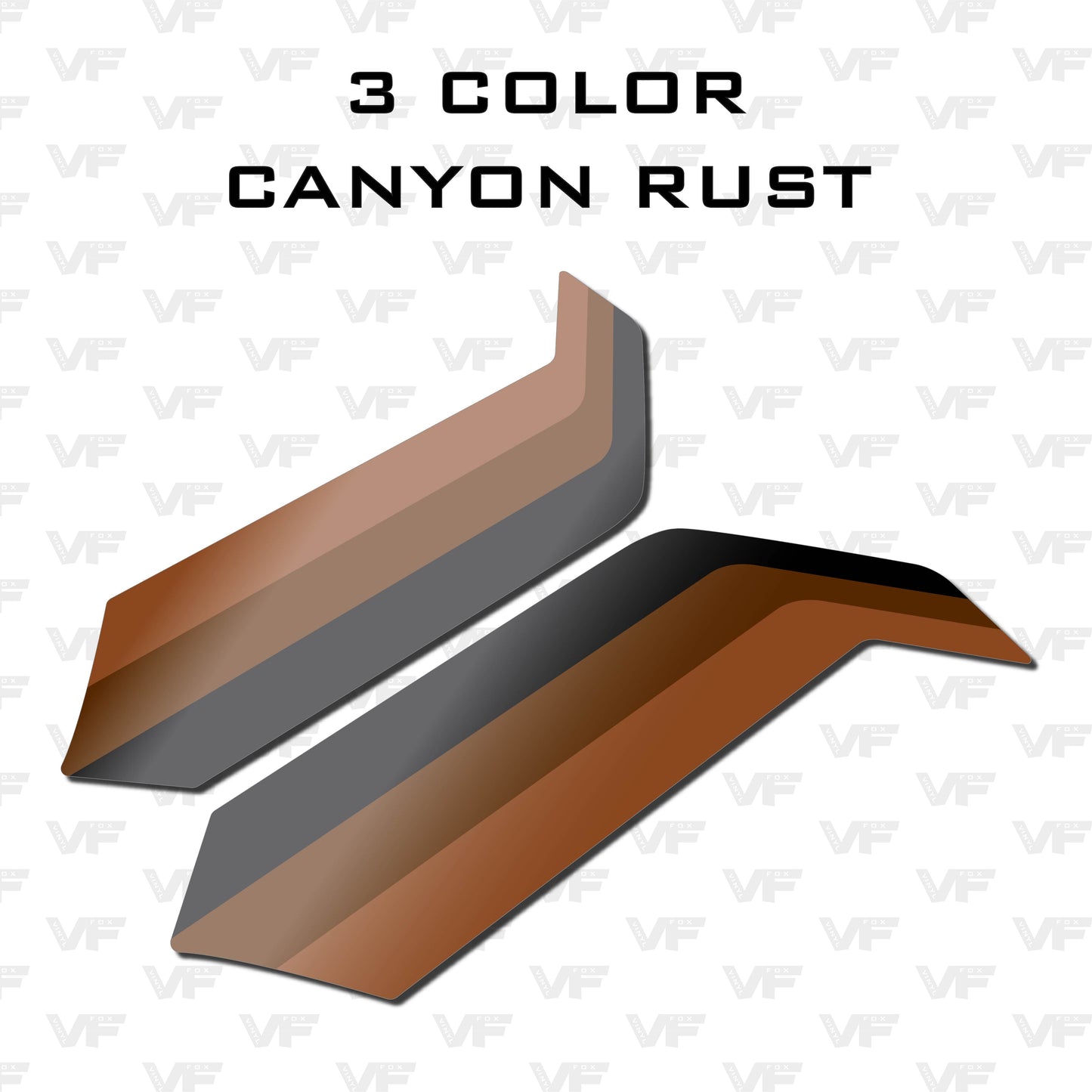 Vinyl Fox Rear Bedside Vinyl Stripe Kit | 2024+ Tacoma