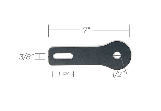 Cali Raised Hood/Ditch Light Extension For CB Antenna Mount