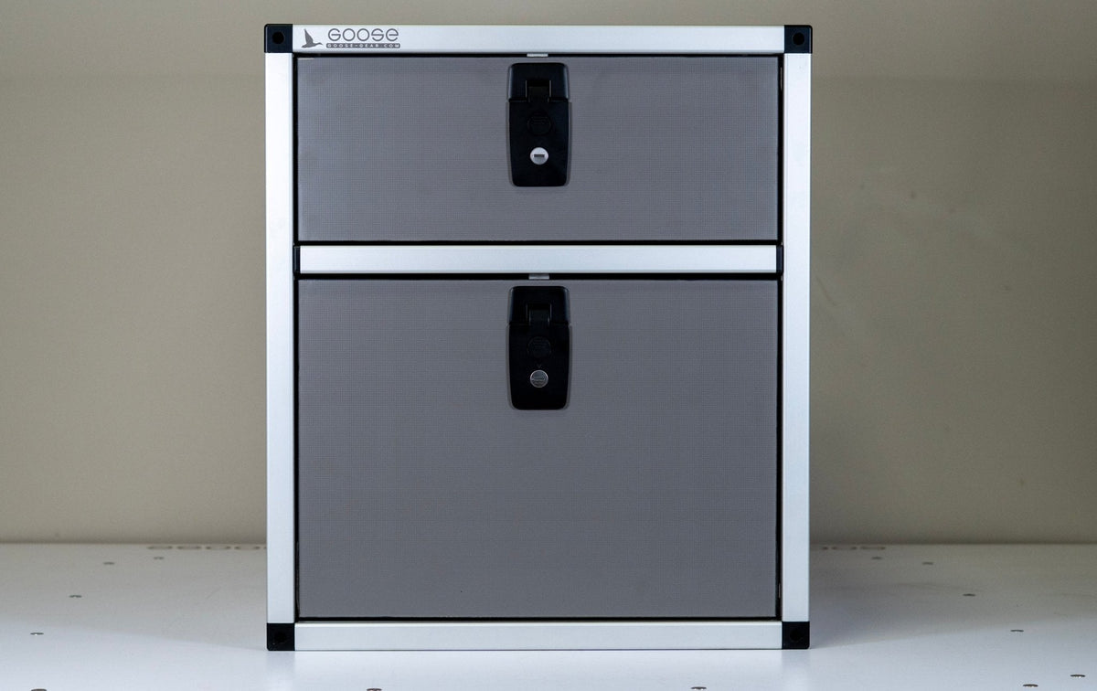 Goose Gear Double Drawer Module | 19-3/16 W x 25 D