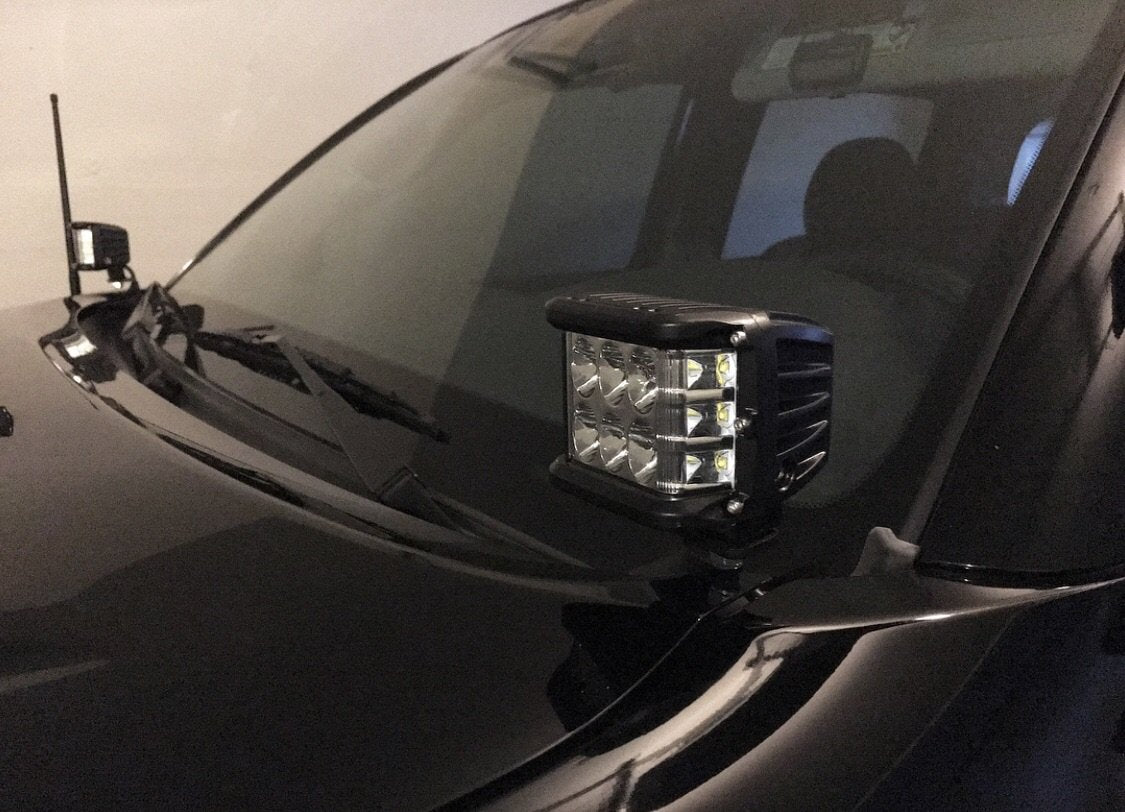 Cali Raised Low Profile Ditch Light Brackets Kit | '14 - '21 Tundra