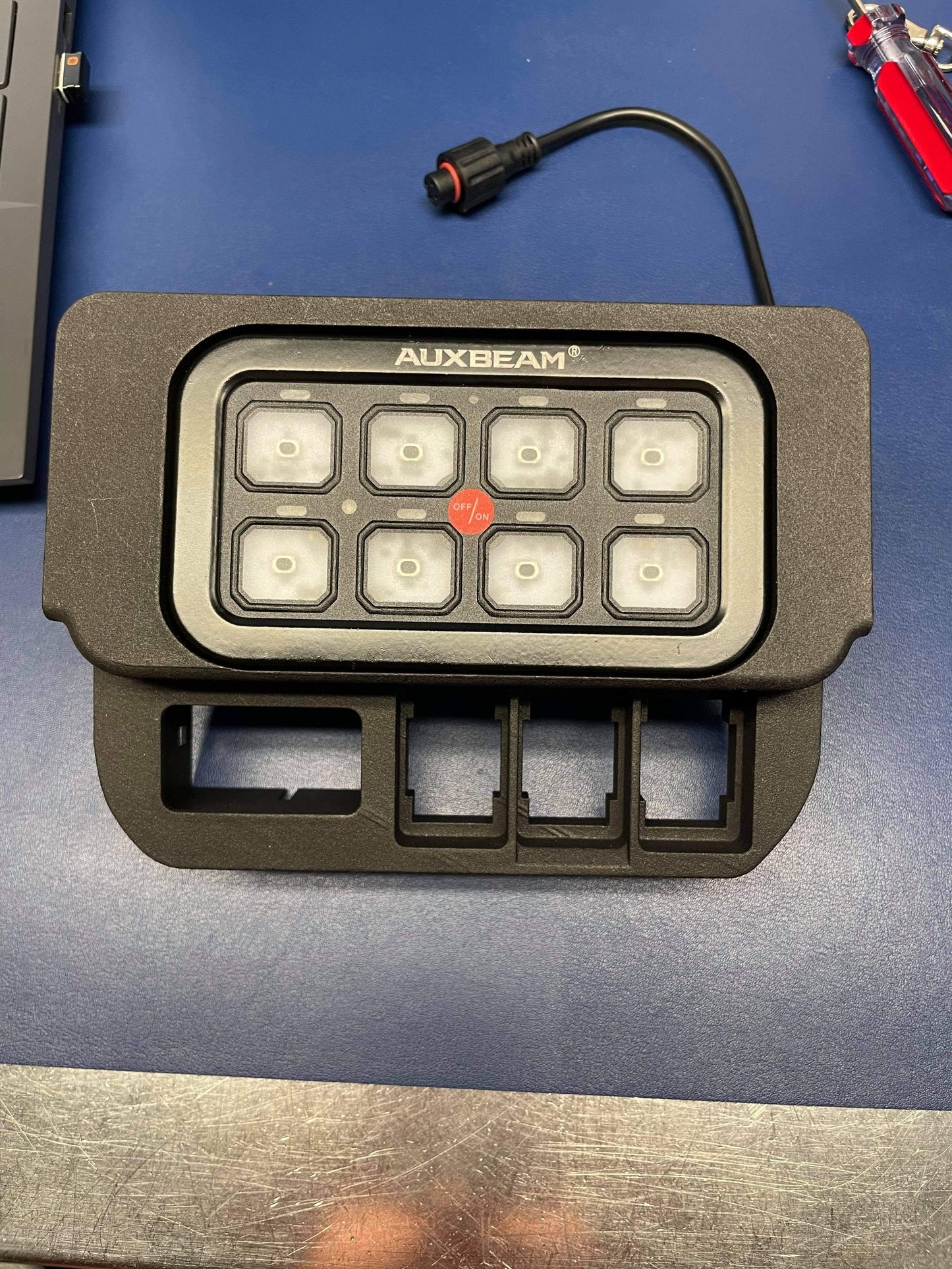 No Cut Base Switch Panel for 3 Short Switches (Tacoma Double Cab) | '16 - '23 Tacoma