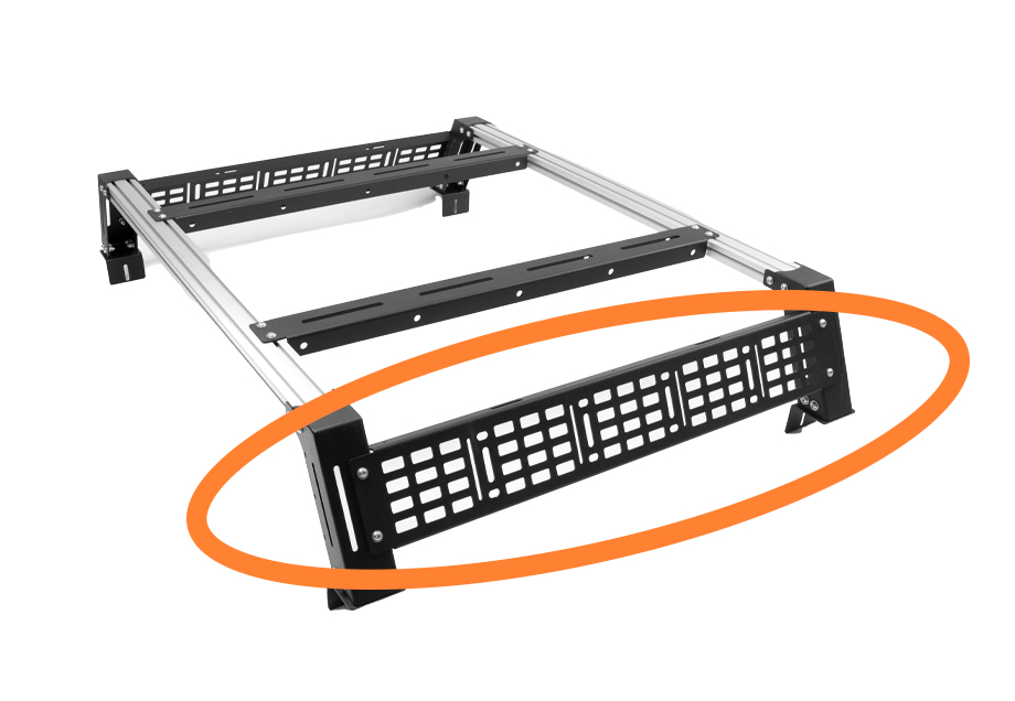 Cali Raised Overland Bed Rack MOLLE Side Panels