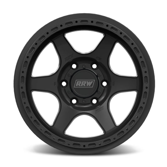 RRW RR2-H Flow Form 17x8.5 Hybrid Beadlock - Matte Black