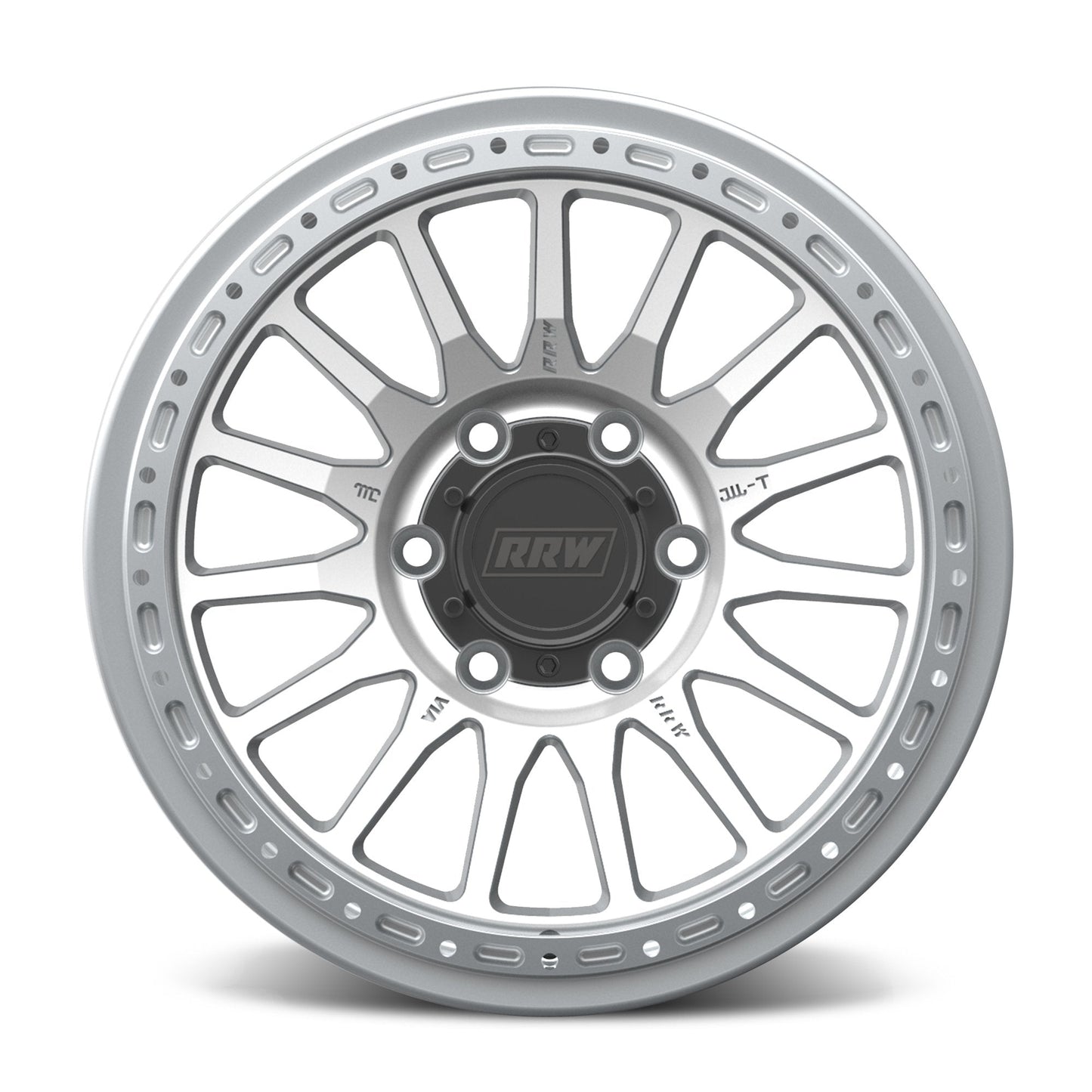 RRW RR7-H Flow Form Hybrid Beadlock Wheel - Brushed Aluminum