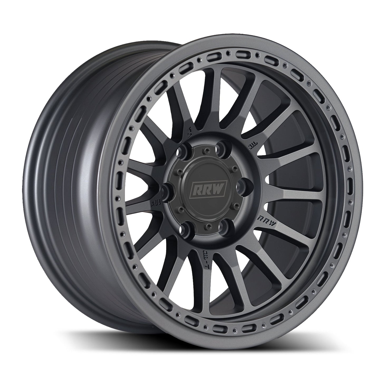 RRW RR7-H Flow Form Hybrid Beadlock Wheel - Matte Gunmetal