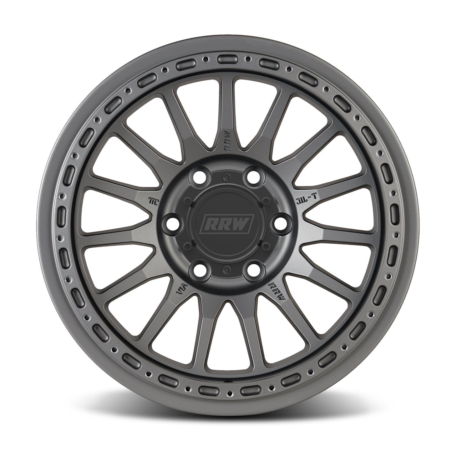 RRW RR7-H Flow Form Hybrid Beadlock Wheel - Matte Gunmetal