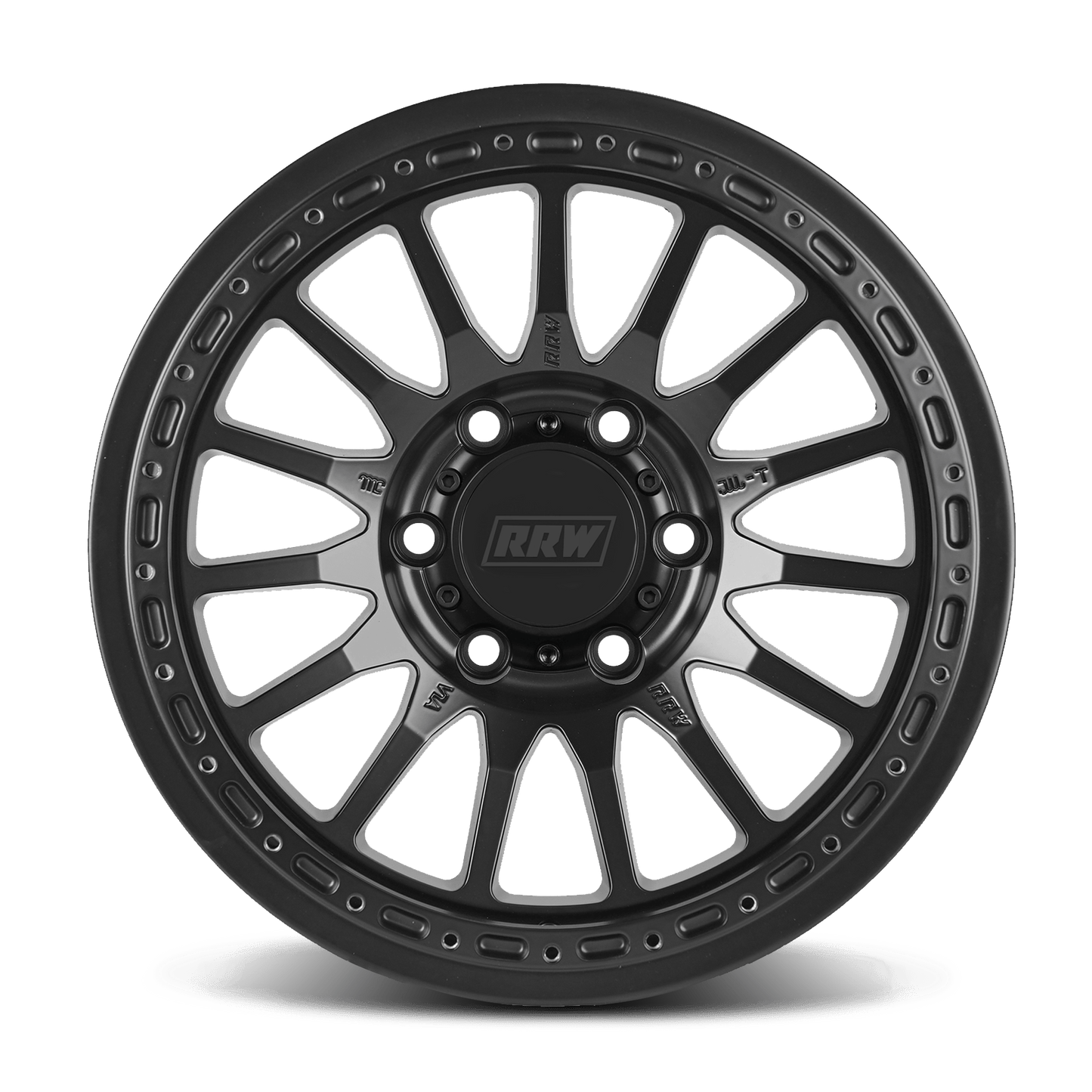 RR7-H FLOW FORMED Hybrid Beadlock Wheel | MATTE BLACK