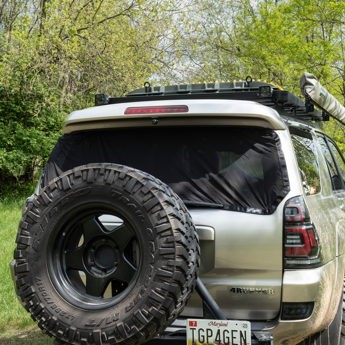 4runner Rear Glass Drop Luno Trunk Window Screen | 2003-2024 4Runner – Trail Grid Pro