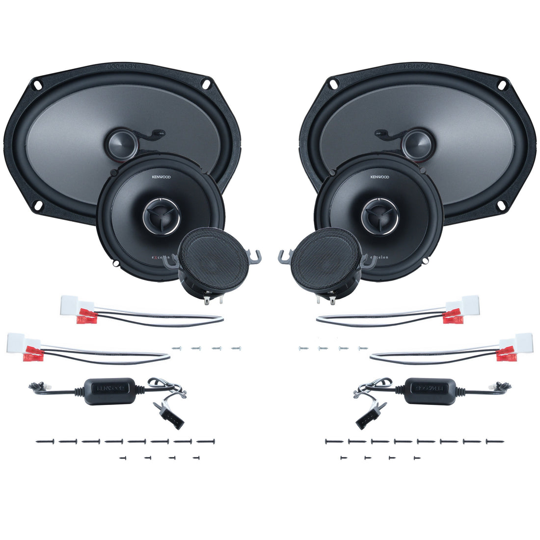 Kenwood eXcelon 6 Speaker Plug & Play Bundle Installation Guide | 2016-2023 Tacoma