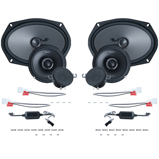 Kenwood eXcelon 6 Speaker Plug & Play Bundle Installation Guide | 2016-2023 Tacoma