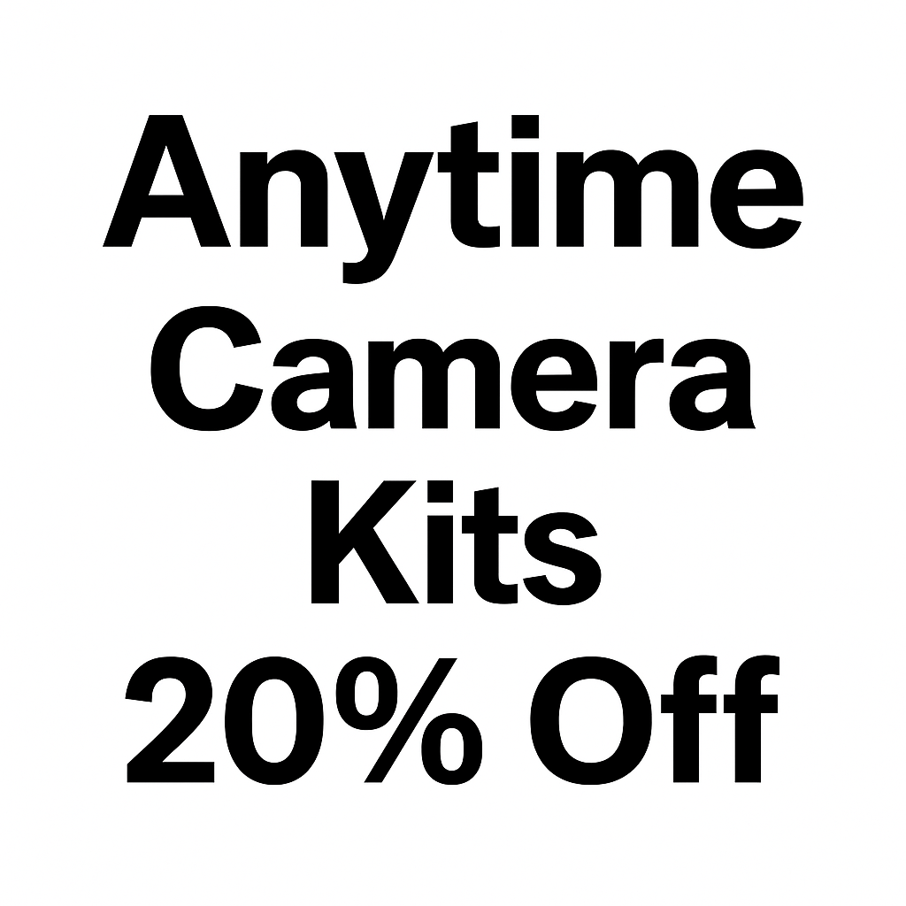 Anytime Camera Kits 20% Off