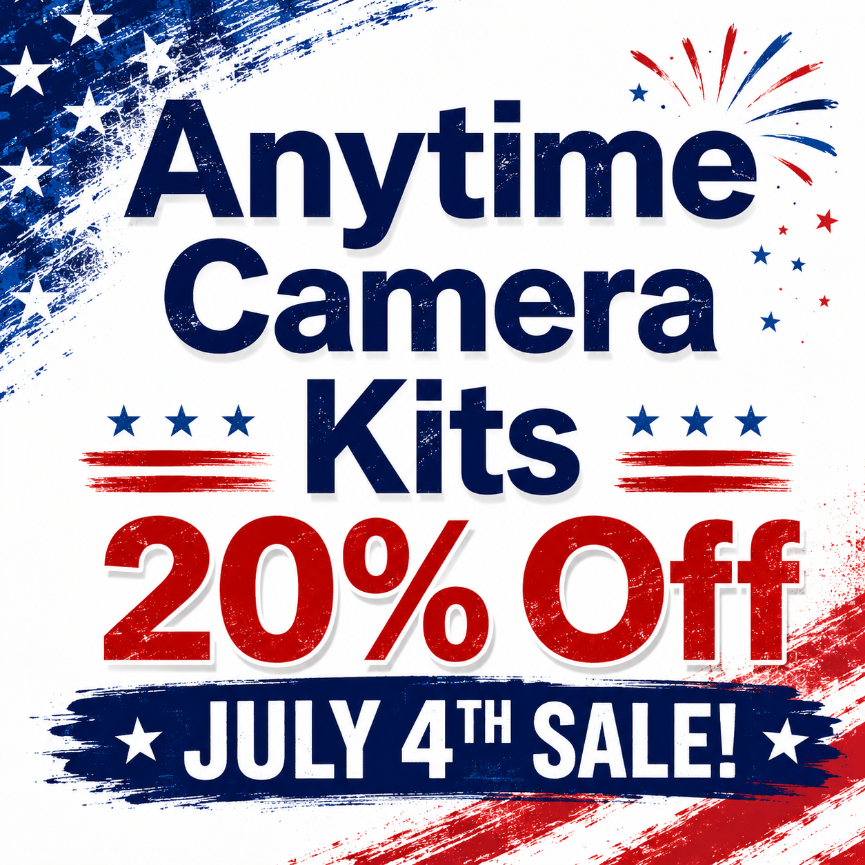 Anytime Camera Kits 20% Off