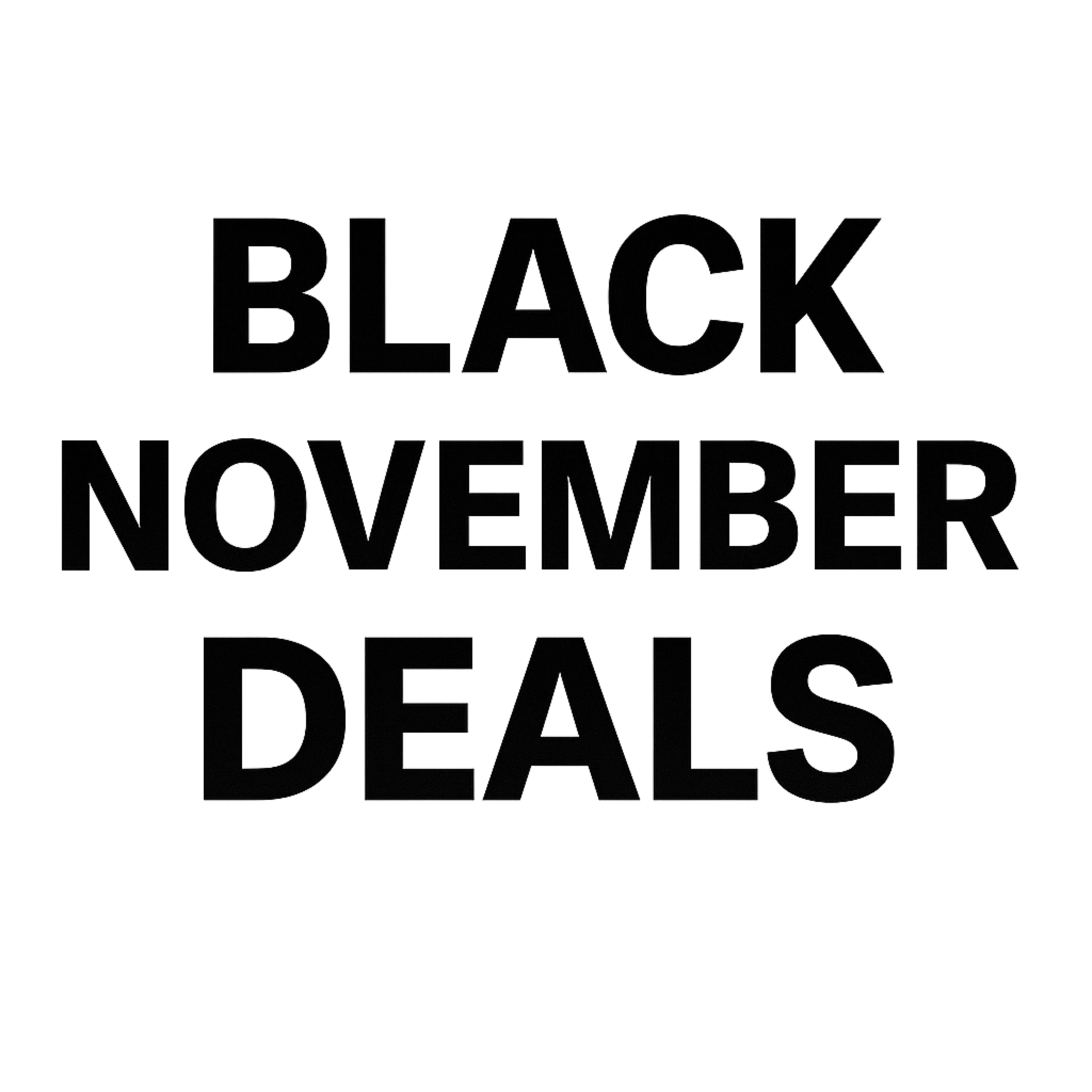 Black November Deals