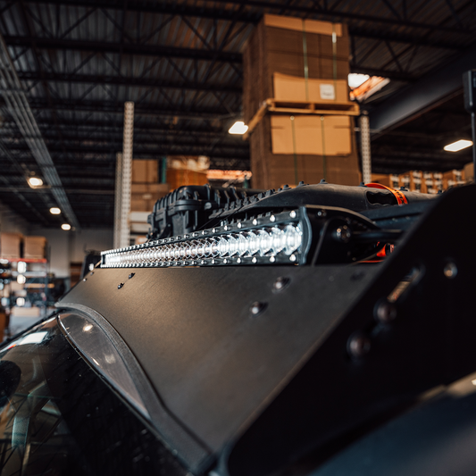 Cali Raised Sherpa Roof Rack Slim LED Light Bar Mounting Brackets