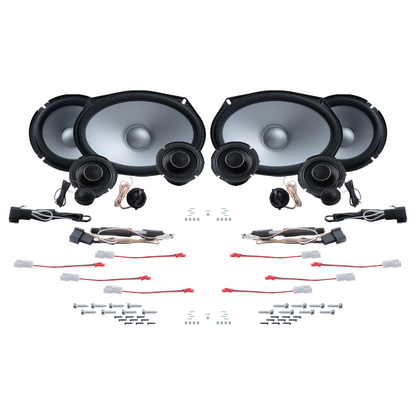 Alpine 8 or 12 Speaker Plug & Play Bundle (6x9 Front Door Speaker) | '25+ 4Runner