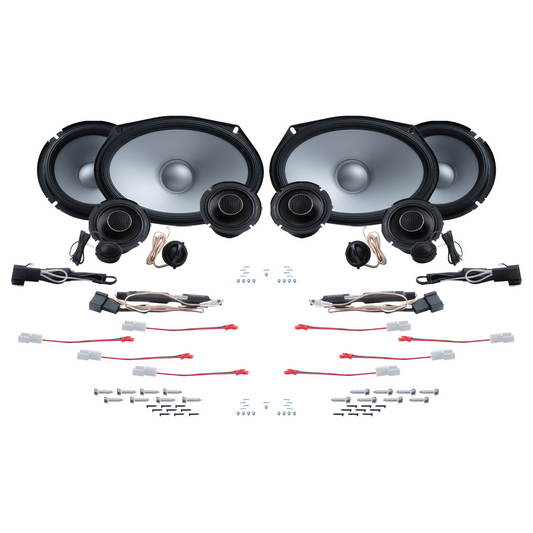 Alpine 8 or 12 Speaker Plug & Play Bundle (6x9 Front Door Speaker) | '25+ 4Runner