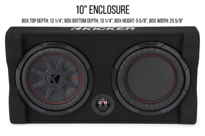 Kicker Plug & Play 5-Channel Amplifier and Down-fire Subwoofer Kit | '10 - '24 4Runner