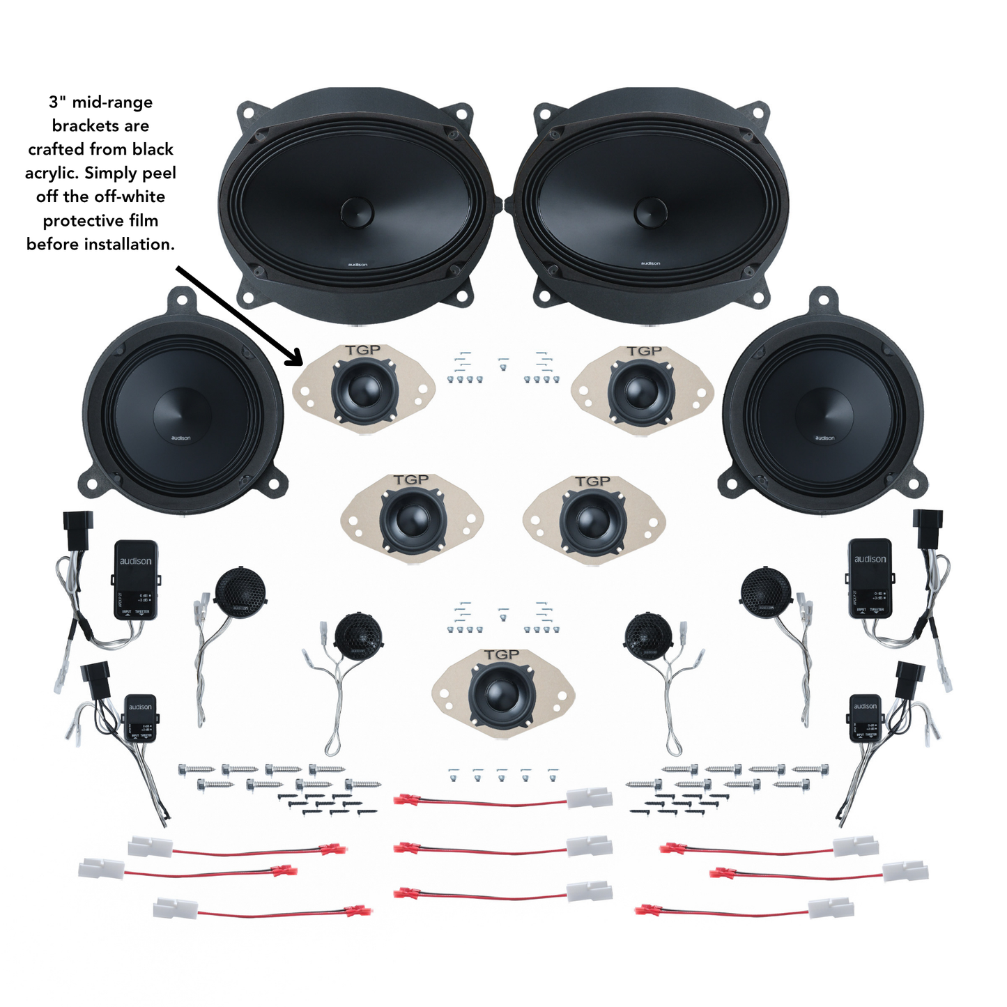 Audison 13 Speaker Plug & Play Bundle | '24+ Land Cruiser (JBL Amplified Only)