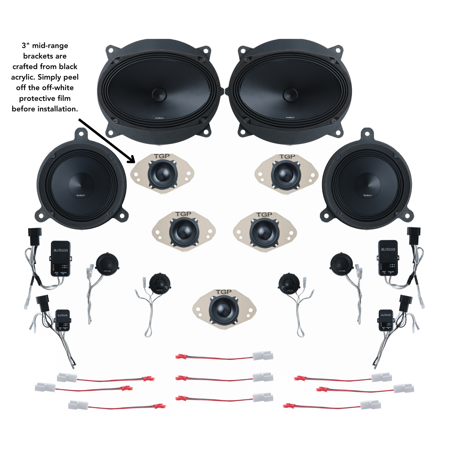 Audison 13 Speaker Plug & Play Bundle | '24+ Land Cruiser (JBL Amplified Only)