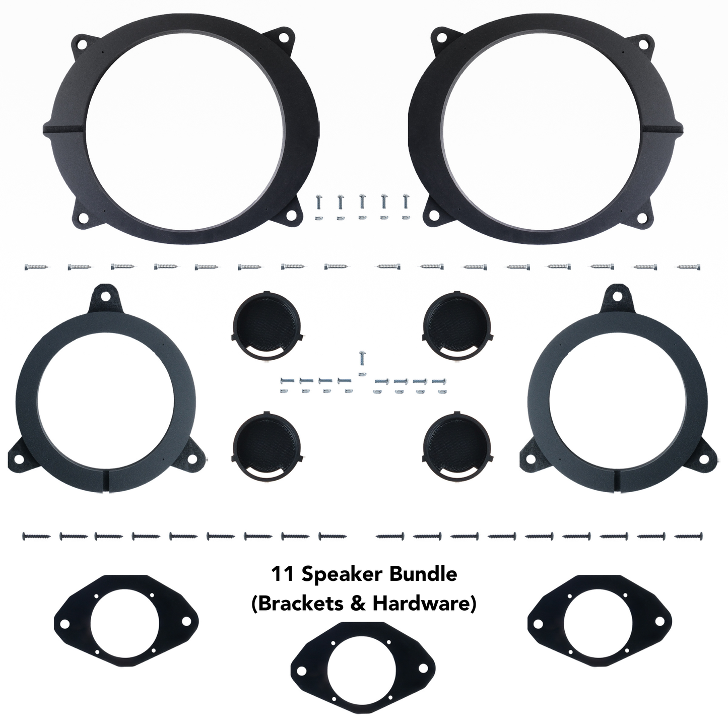 Alpine 6, 9 or 11 Speaker Plug & Play Bundle (8