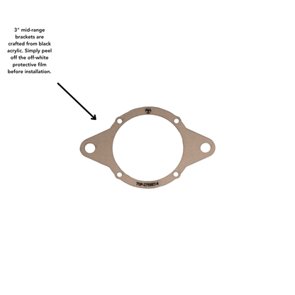 Alpine 3" Center Channel Speaker Kit | '07 - '21 Tundra