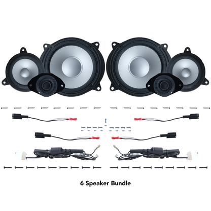 Alpine 6, 9 or 11 Speaker Plug & Play Bundle (8" Front Door Speaker) | 2022+ Tundra