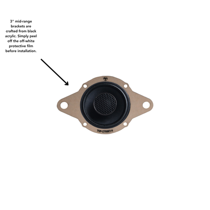 Alpine 3" Center Channel Speaker Kit | '07 - '21 Tundra