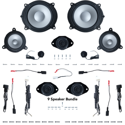 Alpine 6, 9 or 11 Speaker Plug & Play Bundle (8" Front Door Speaker) | 2022+ Tundra