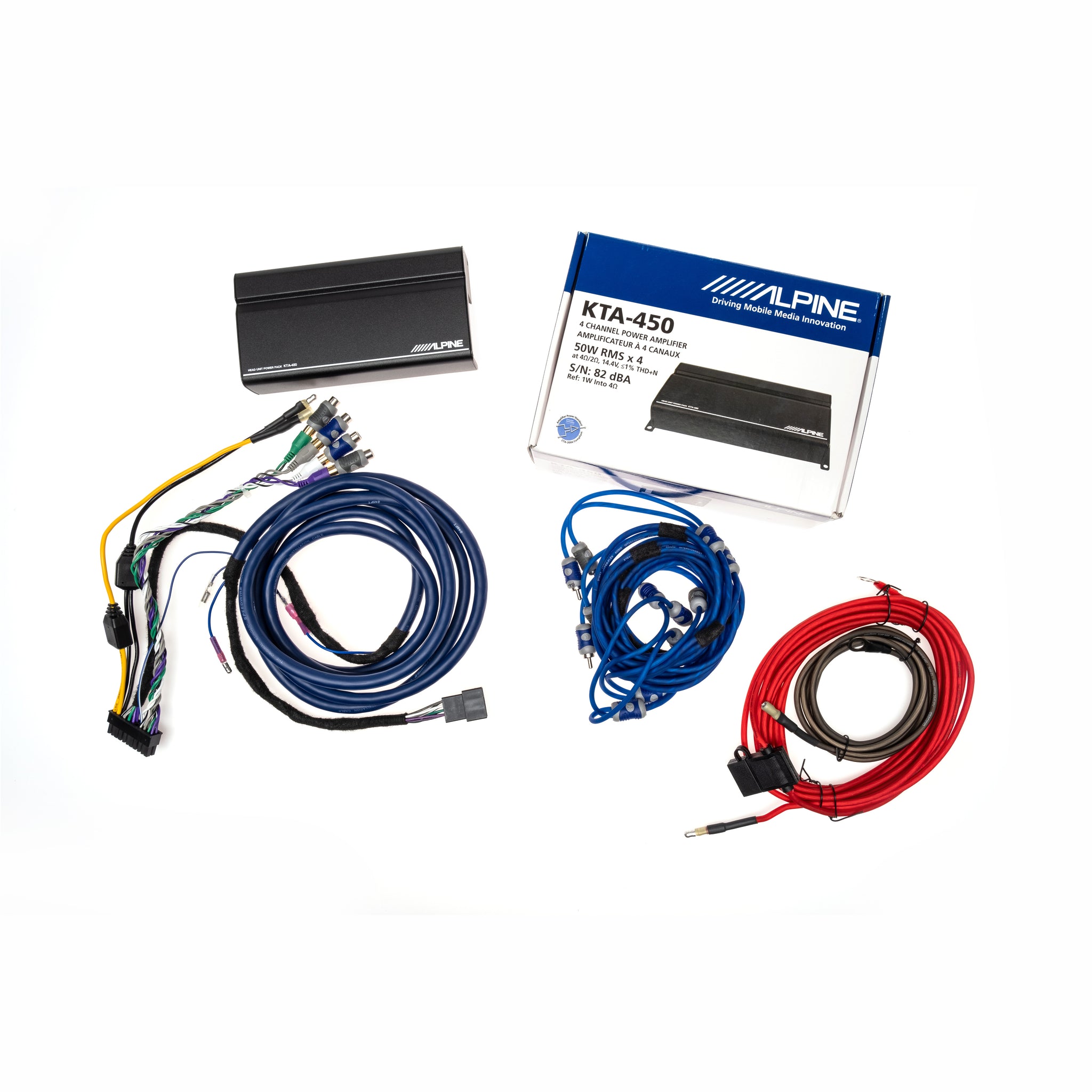 Alpine Power Pack Plug & Play 4Channel Amplifier (KTA450) Trail