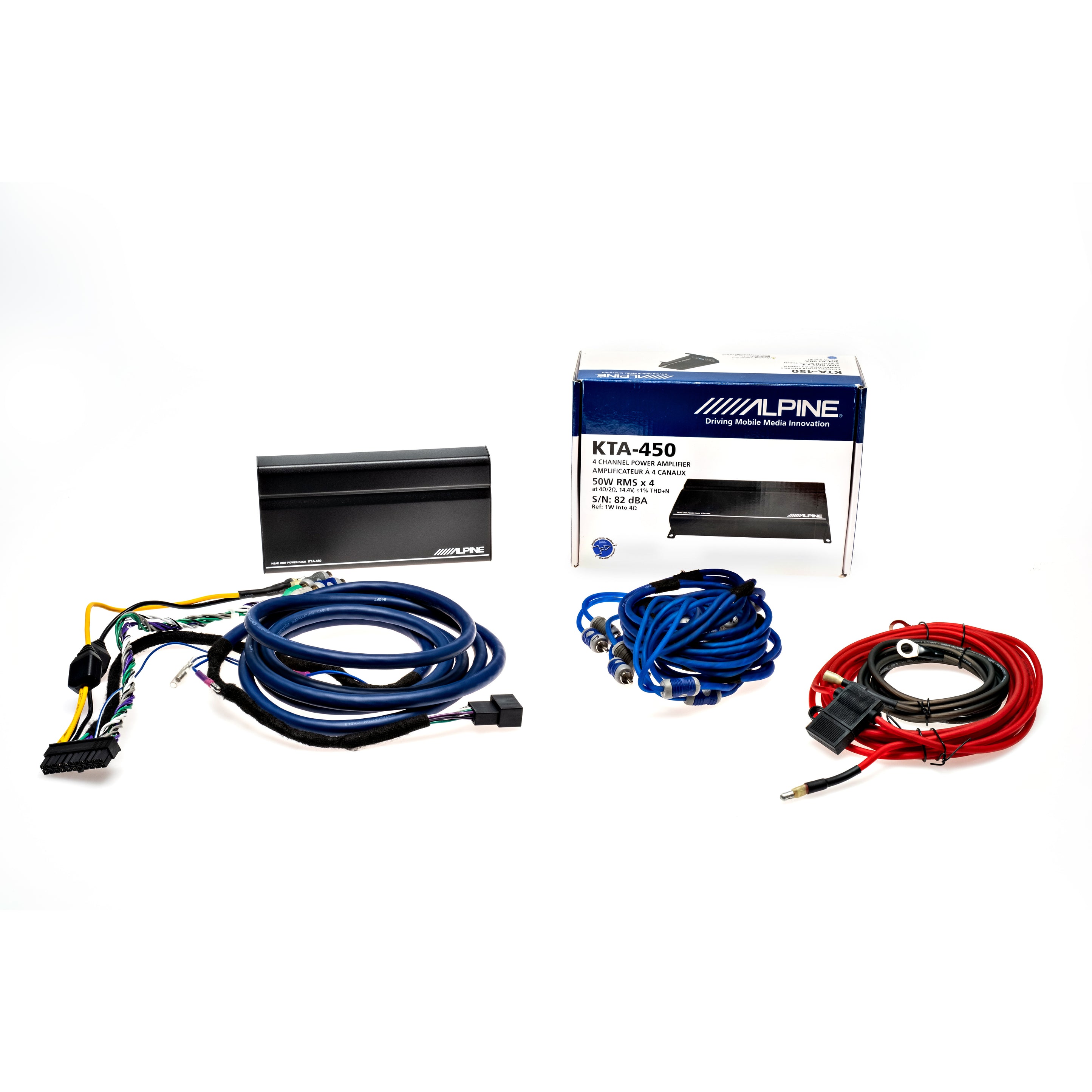 Alpine Power Pack Plug & Play 4Channel Amplifier (KTA450) Trail